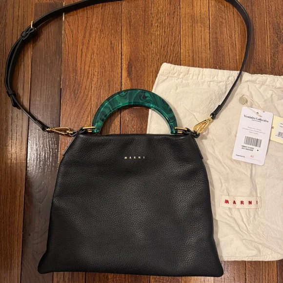 Marni - Venice Small Leather Bag - Picture 2 of 12